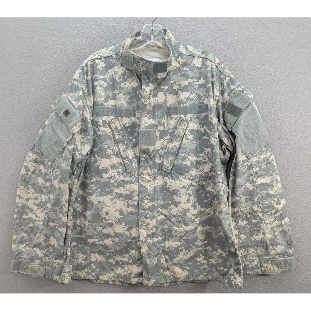 US Military ACU Digital Camo Field Jacket Large Regular NSN 8415-01-519-8599